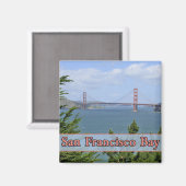 San Francisco Bay Magnet (Vorderseite/Rückseite)