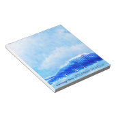 San Francisco Bay Mit Monogramm Notepad Notizblock (angewinkelt)
