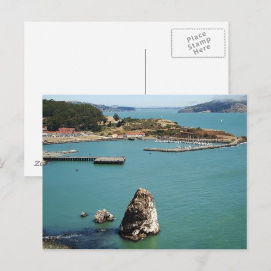 San Francisco Bay Postkarte (Vorne/Hinten)