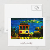 San Francisco Bay Postkarte (Vorne/Hinten)