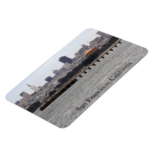 San Francisco Bay Premium Flexi Magnet (Linke Seite)