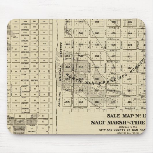 San Francisco Bay Salt Marsch 2 Mousepad (Vorne)