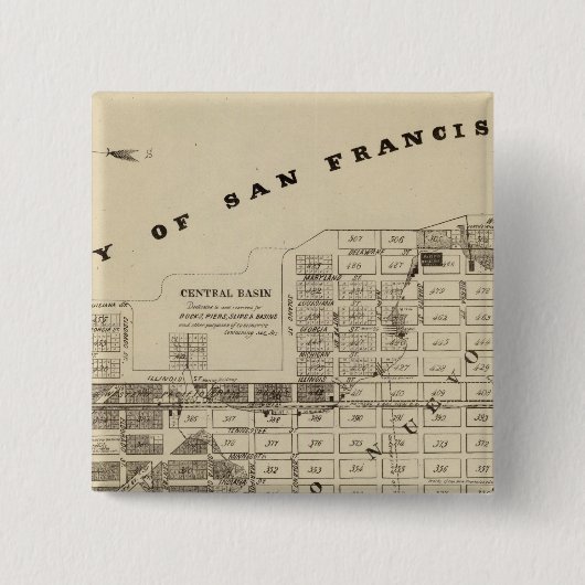 San Francisco Bay Salt Marsch Button (Vorderseite)