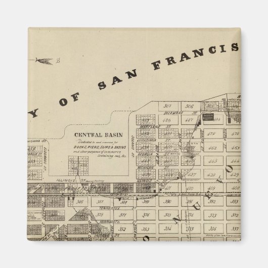 San Francisco Bay Salt Marsh Magnet (Vorne)