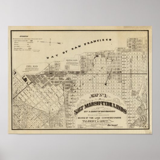 San Francisco Bay Salt Marsh Poster (Vorne)