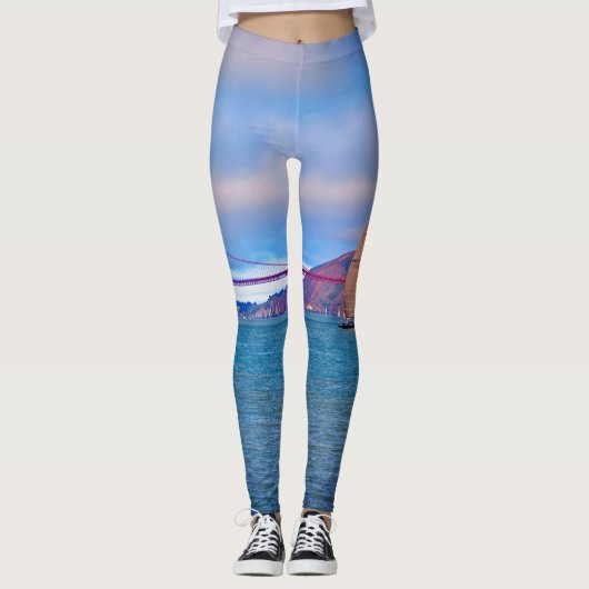 San Francisco Bay ~ Stadt durch die Bucht ~ Leggings (Vorderseite)