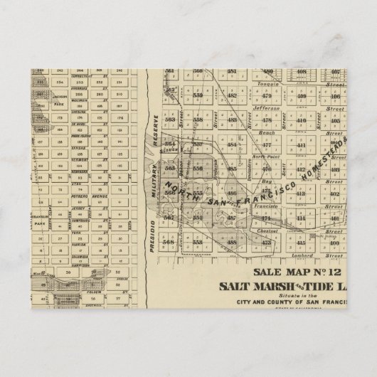 San- Francisco Baysalz-Sumpf 2 Postkarte (Vorderseite)