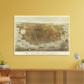 San Francisco Birds Blickansicht Leinwanddruck (Insitu (Wohnzimmer))