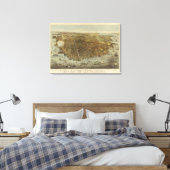 San Francisco Birds Blickansicht Leinwanddruck (Insitu (Schlafzimmer))