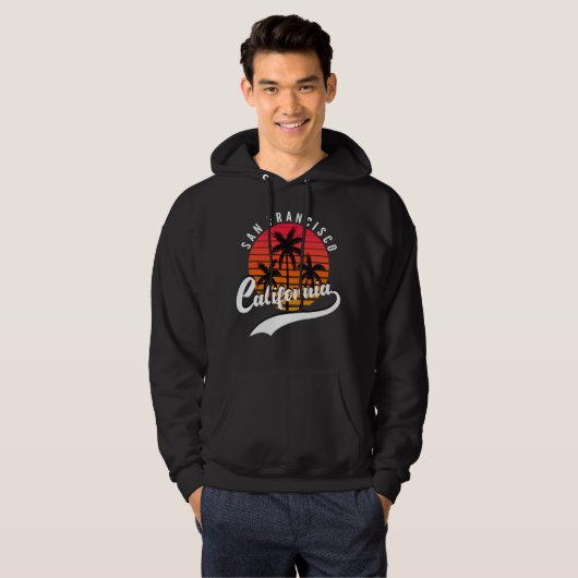 San Francisco Black Hoodie (Vorne ganz)