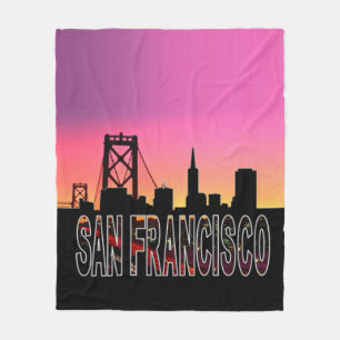 San Francisco Blanket Fleecedecke