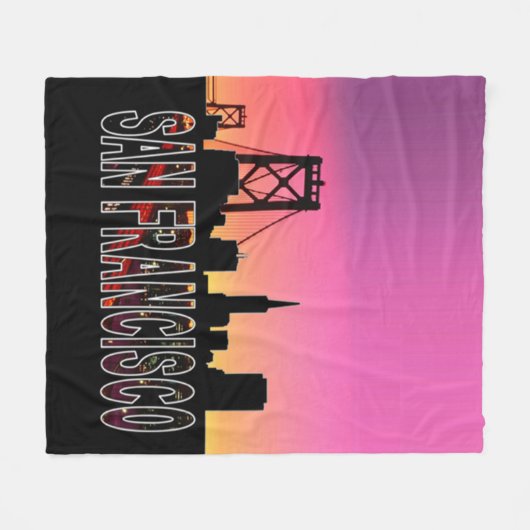 San Francisco Blanket Fleecedecke (Vorderseite (Horizontal))