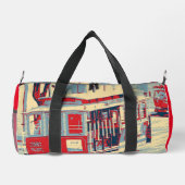 San Francisco blau rot Duffle Bag (Rückseite)