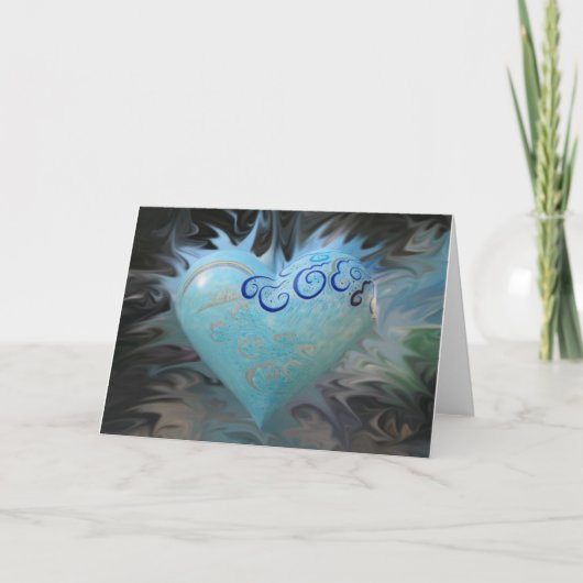 San Francisco Blue Heart - Karte (Vorderseite)