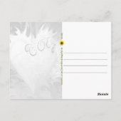 San Francisco Blue Heart - Postkarte (Rückseite)