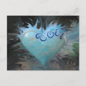 San Francisco Blue Heart - Postkarte (Vorderseite)