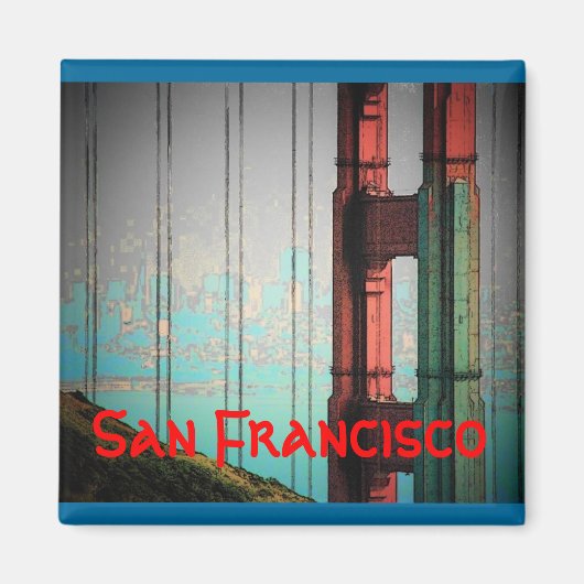 San Francisco (Blue) Magnet (Vorne)