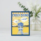 San Francisco Bound Postkarte (Stehend Vorderseite)