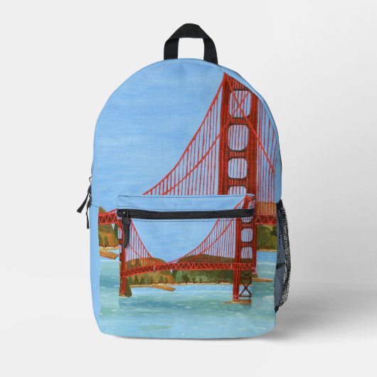 San Francisco Bridge backpack  Bedruckter Rucksack (Vorderseite)