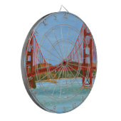 San Francisco Bridge Dartscheibe (Vorderseite Links)