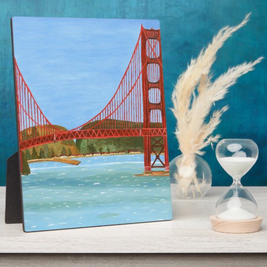 San Francisco Bridge Fotoplatte (Seite)