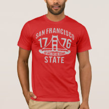 San Francisco Bridge Graphic Retro California