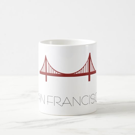 San Francisco Bridge Modern Kaffeetasse (Mittel)