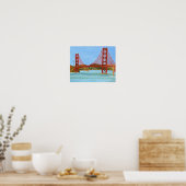 San Francisco Bridge Poster (Küche)