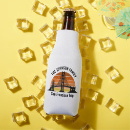 San Francisco Bridge Sunset Custom Souvenir Flaschenkühler