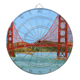 San Francisco Brücke Dartscheibe