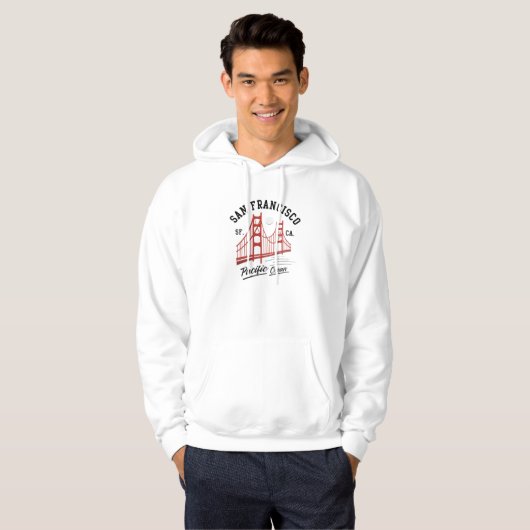 San Francisco Brücke Hoodie (Vorne ganz)