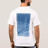 San Francisco Brücken-Blau T-Shirt (Rückseite)