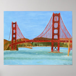 San Francisco Brückenposter Poster