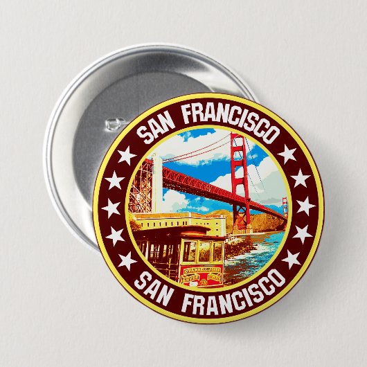 San Francisco Button (Vorne & Hinten)