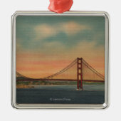 San Francisco, CA 2 Ornament Aus Metall (Vorne)