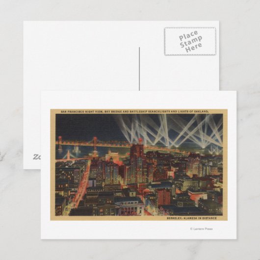 San Francisco, CA 3 Postkarte (Vorne/Hinten)