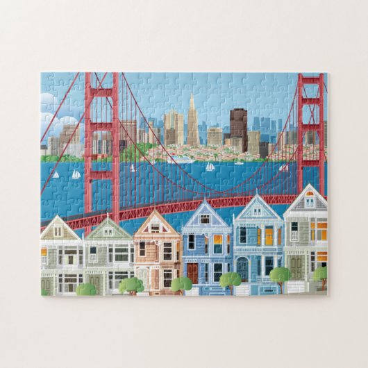 San Francisco, CA | Die Stadt am Meer Puzzle (Horizontal)