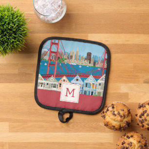 San Francisco, CA   Die Stadt am Meer Topflappen