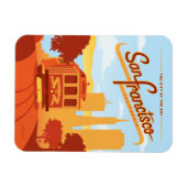 San Francisco, CA - Die Stadt an der Bucht Magnet (Horizontal)
