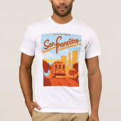 San Francisco, CA - Die Stadt an der Bucht T-Shirt (Vorderseite)