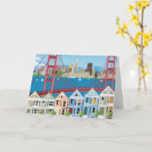 San Francisco, CA | die Stadt durch die Bucht Karte (Gelbe Blume)