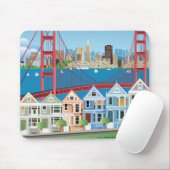 San Francisco, CA | die Stadt durch die Bucht Mousepad (Mit Mouse)