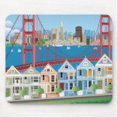 San Francisco, CA | die Stadt durch die Bucht Mousepad (Vorne)