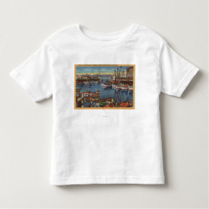 San Francisco, CA-Fischereiflotte am Fischer Kleinkind T-shirt