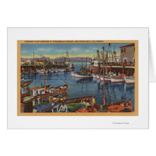 San Francisco, CA-Fischereiflotte bei Fisherman
