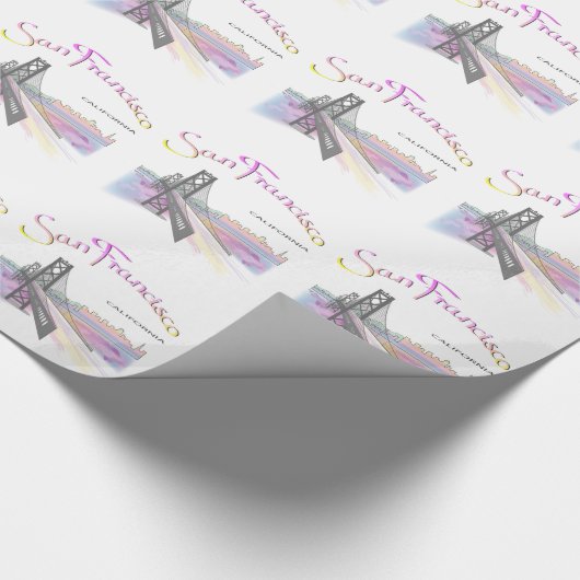 San Francisco, CA Geschenkpapier (Ecke)