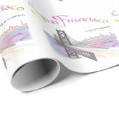 San Francisco, CA Geschenkpapier (Rolleneckpunkt)