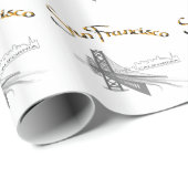 San Francisco, CA Geschenkpapier (Rolleneckpunkt)