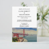 San Francisco CA Golden Gate Br Einladung zur Hoch (Stehend Vorderseite)