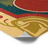 San Francisco, CA - Golden Gate Bridge Poster (Ecke)